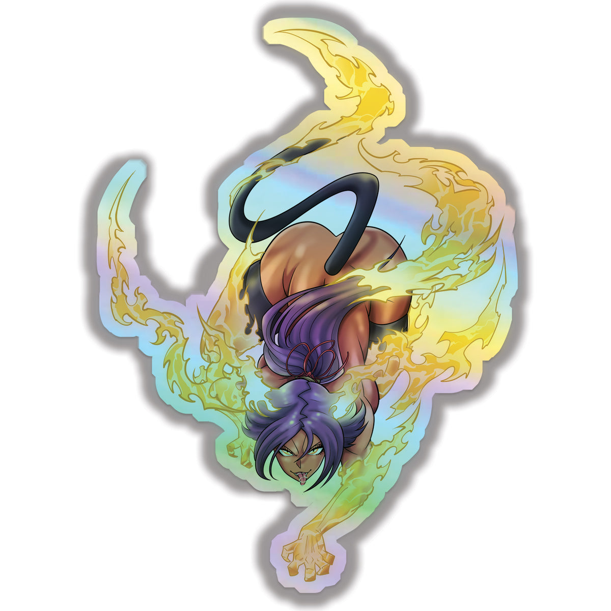Bleach Yoruichi Holographic Sticker