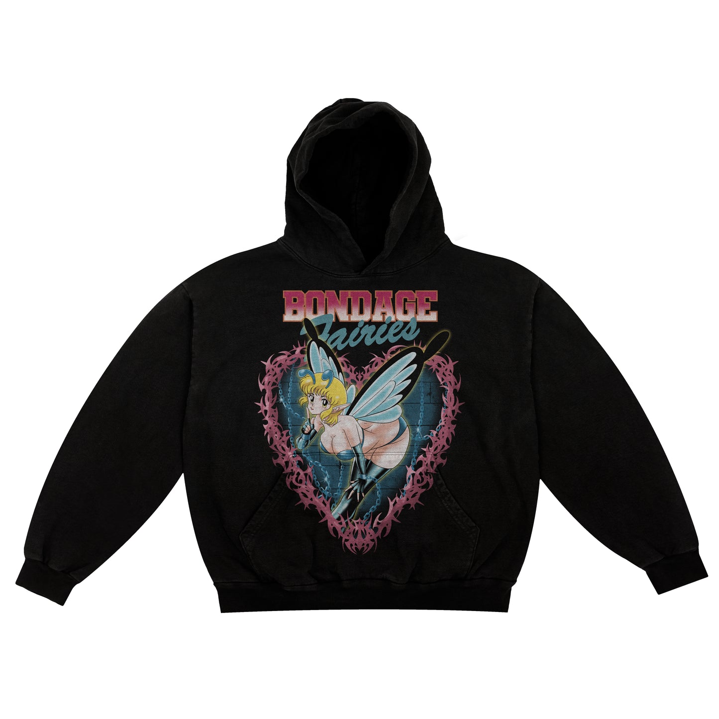 Bondage Fairies Heart - Hoodie