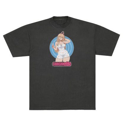 Chainsaw Man Power Bullseye - Tee