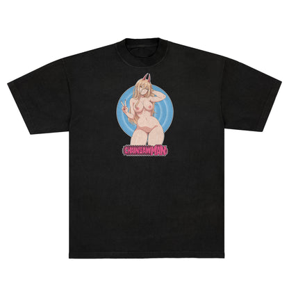 Chainsaw Man Power Bullseye NSFW - Tee
