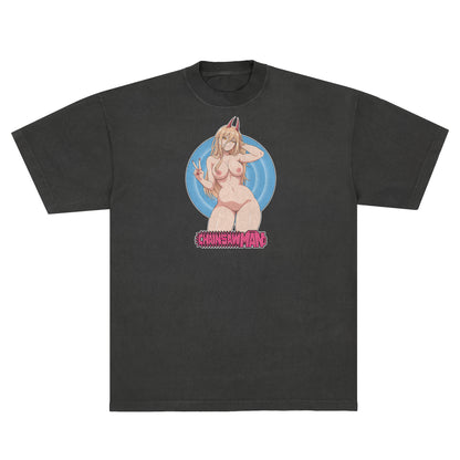 Chainsaw Man Power Bullseye NSFW - Tee