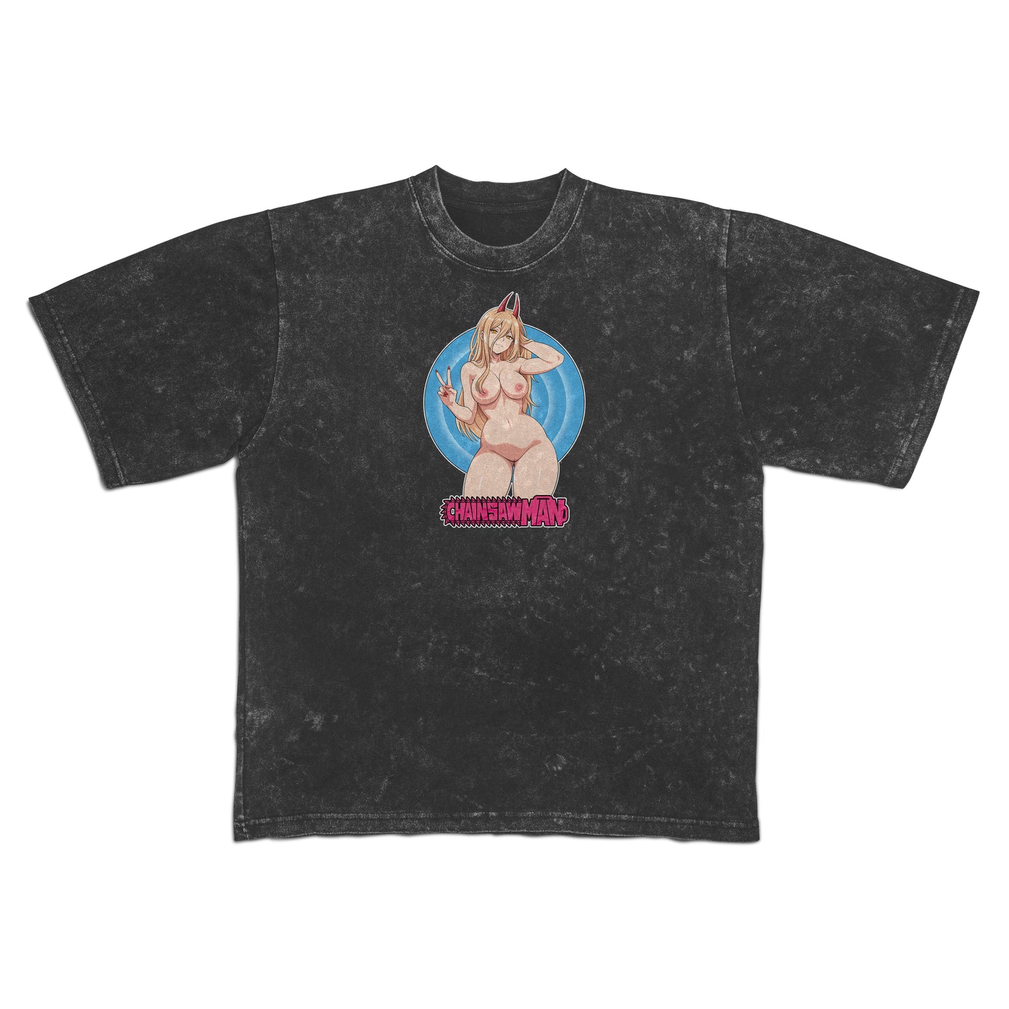Chainsaw Man Power Bullseye NSFW - Mineral Wash *limited*
