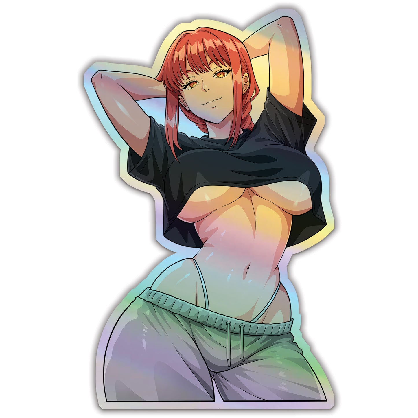 Chainsaw Man Makima Holographic Sticker