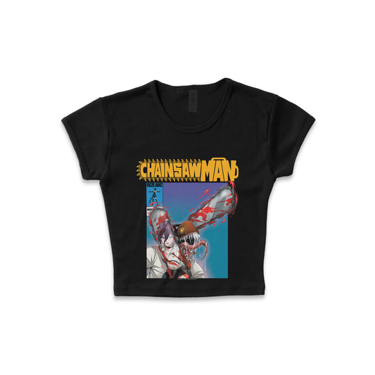 Chainsaw Man Reflections - LAA Baby Rib Crop Top