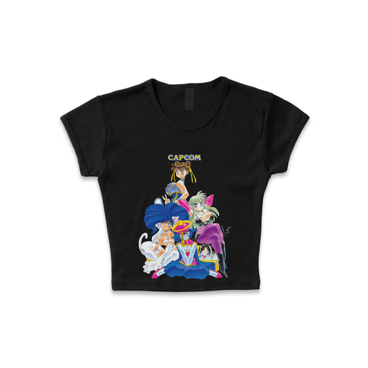 Capcom Girls Chun Li & Friends - LAA Baby Rib Crop Top