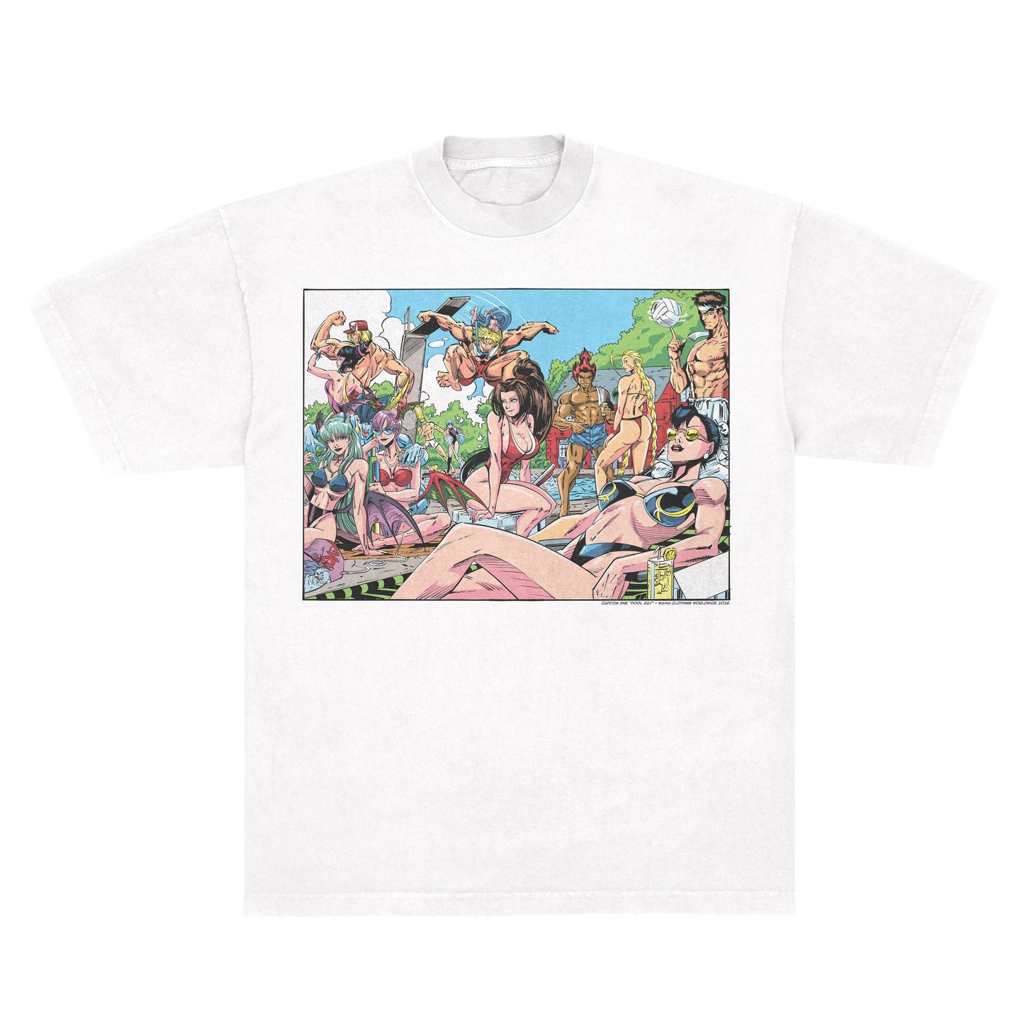 Capcom SNK "Pool Day" - LAA 1801 White *Limited*