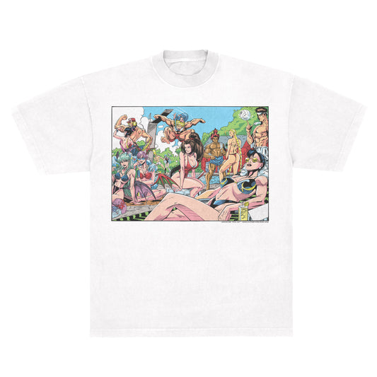 Capcom SNK "Pool Day" - LAA 1801 White *Limited*