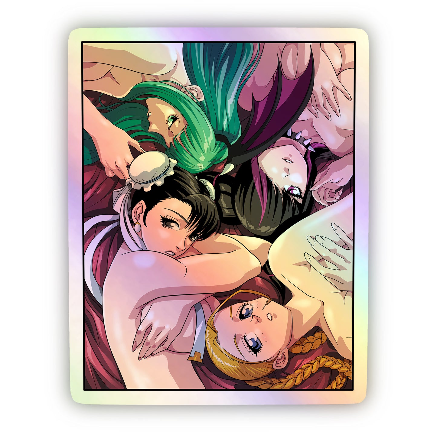 Women of Capcom Holographic Sticker