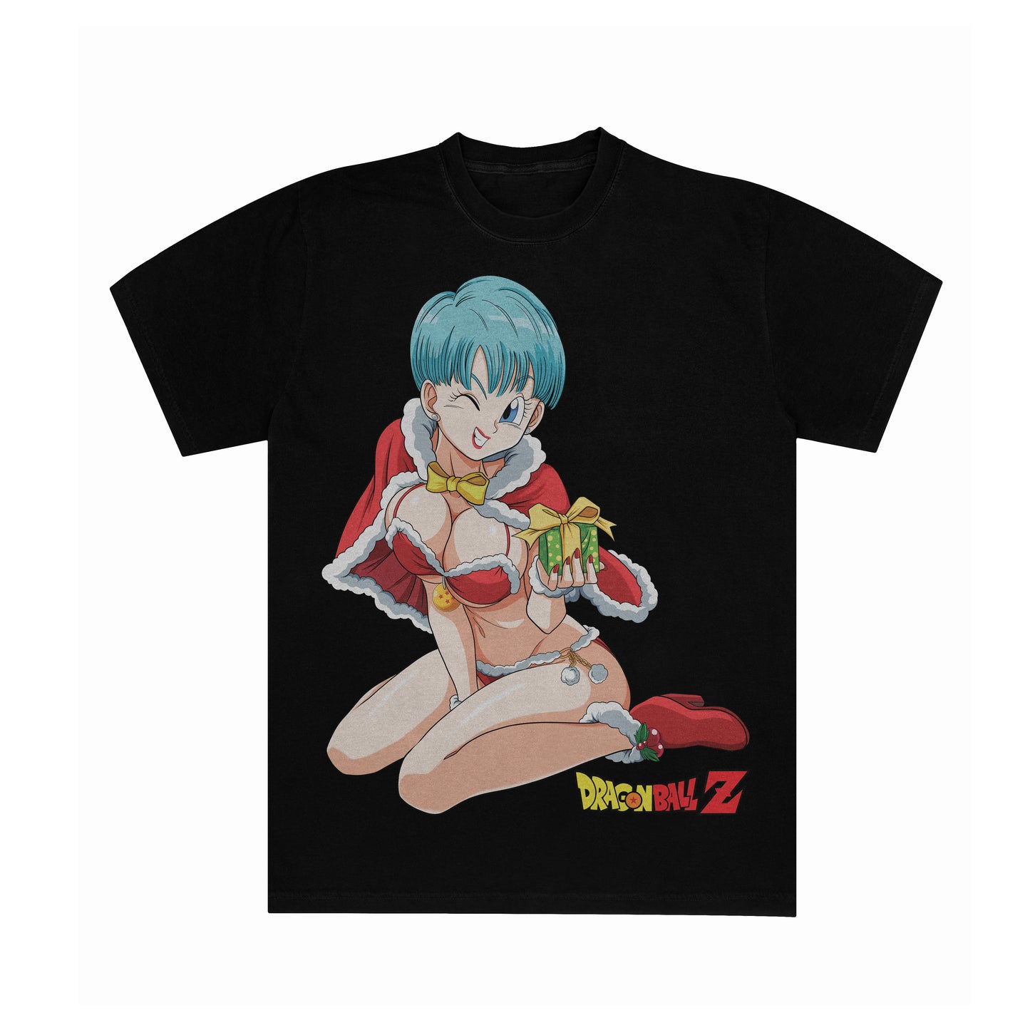 Dragon Ball Z "Here Cums Santa Bulma" - Tee