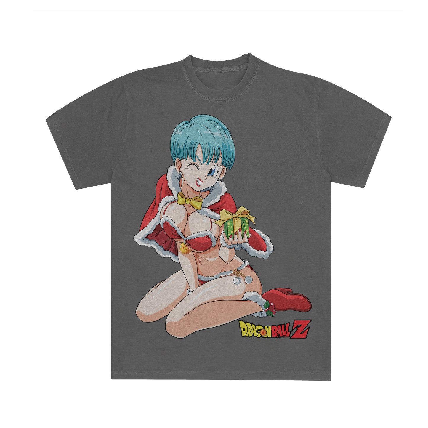 Dragon Ball Z "Here Cums Santa Bulma" - Tee