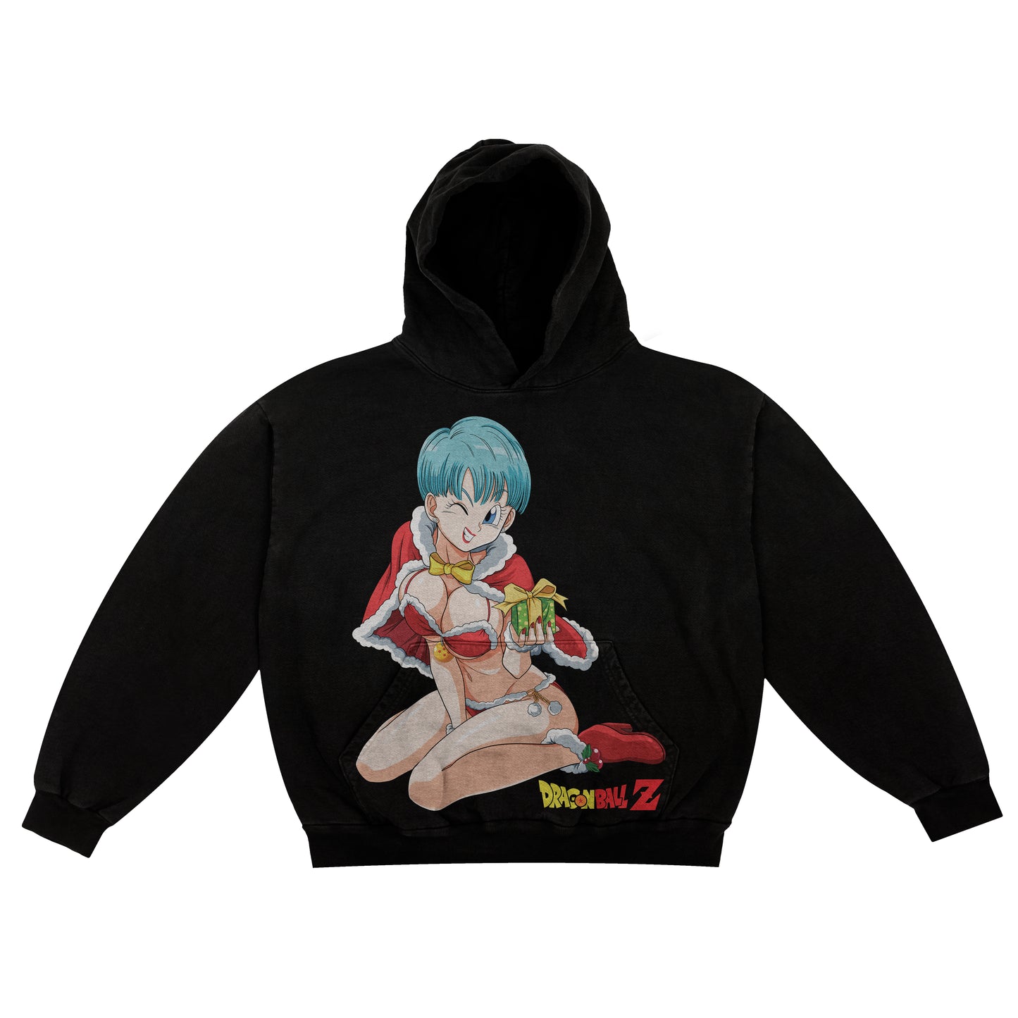 Dragon Ball Z "Here Cums Santa Bulma" - Hoodie