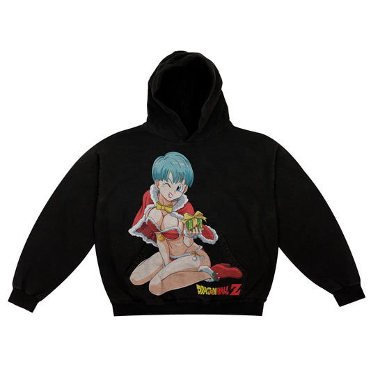 Dragon Ball Z "Here Cums Santa Bulma" - Hoodie
