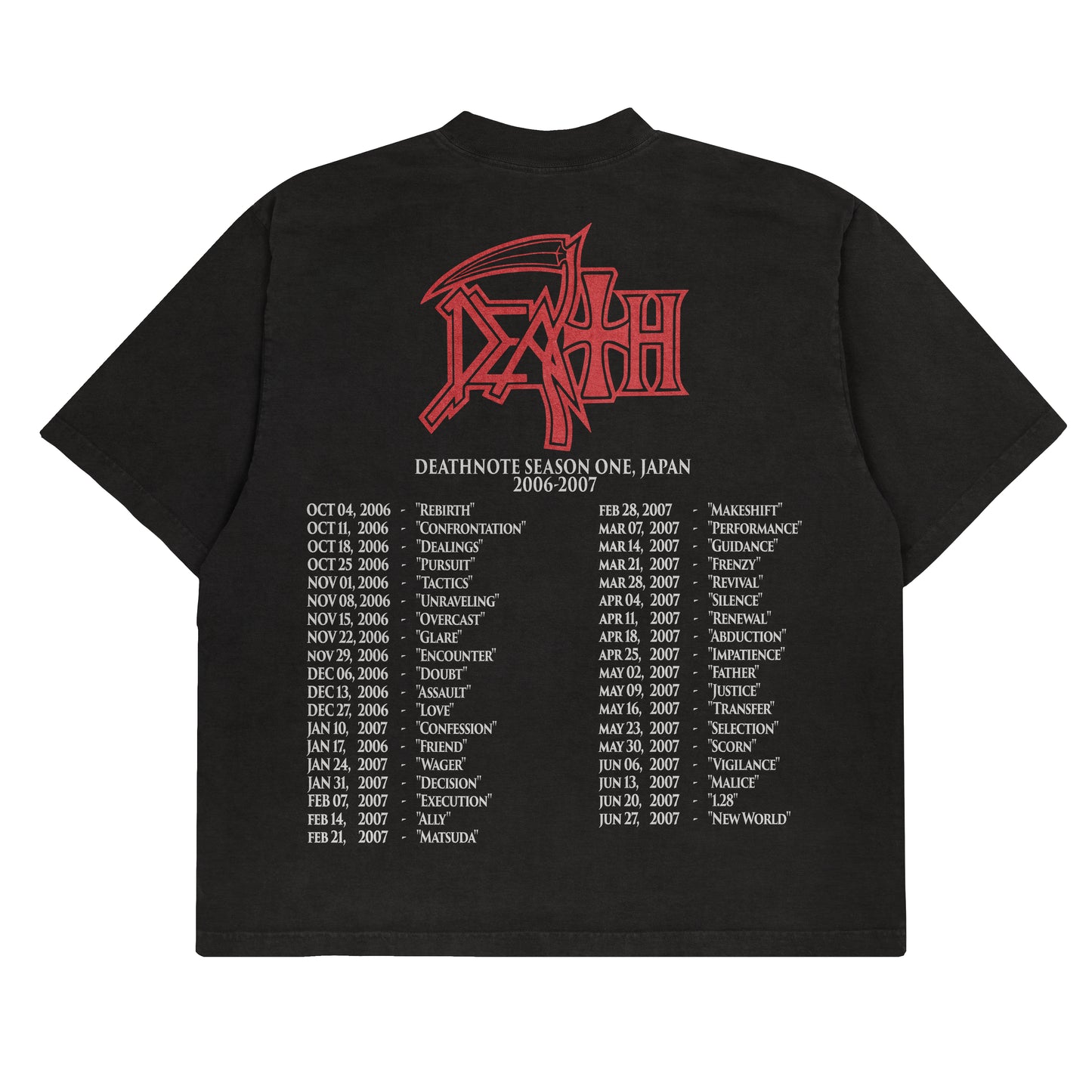 Death x Death Note "adults only" F&B print - Tee