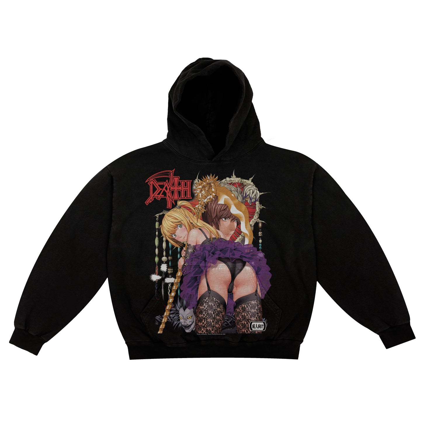 Death x Death Note "adults only" F&B print - Hoodie