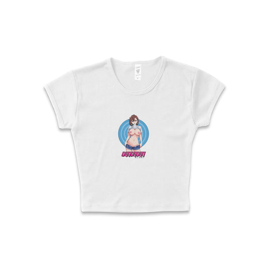Dandadan Momo NSFW - LAA Baby Rib Crop Top White *limited*