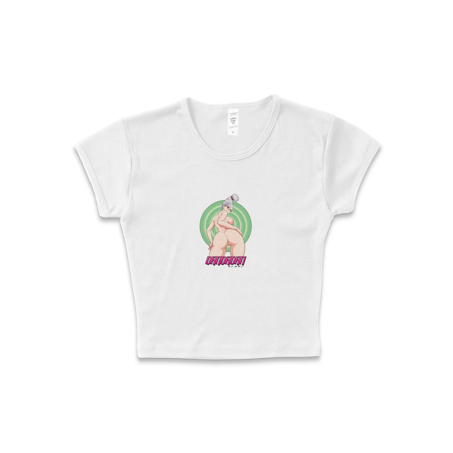 Dandadan Seiko NSFW - LAA Baby Rib Crop Top White *limited*