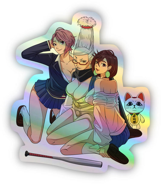 Dandadan Holographic Sticker