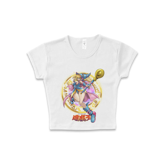 Yu-Gi-Oh! Dark Magician Girl NSFW - LAA Baby Rib Crop Top White *Limited*