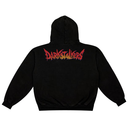 Darkstalkers: The Night Warriors F & B print - Hoodie