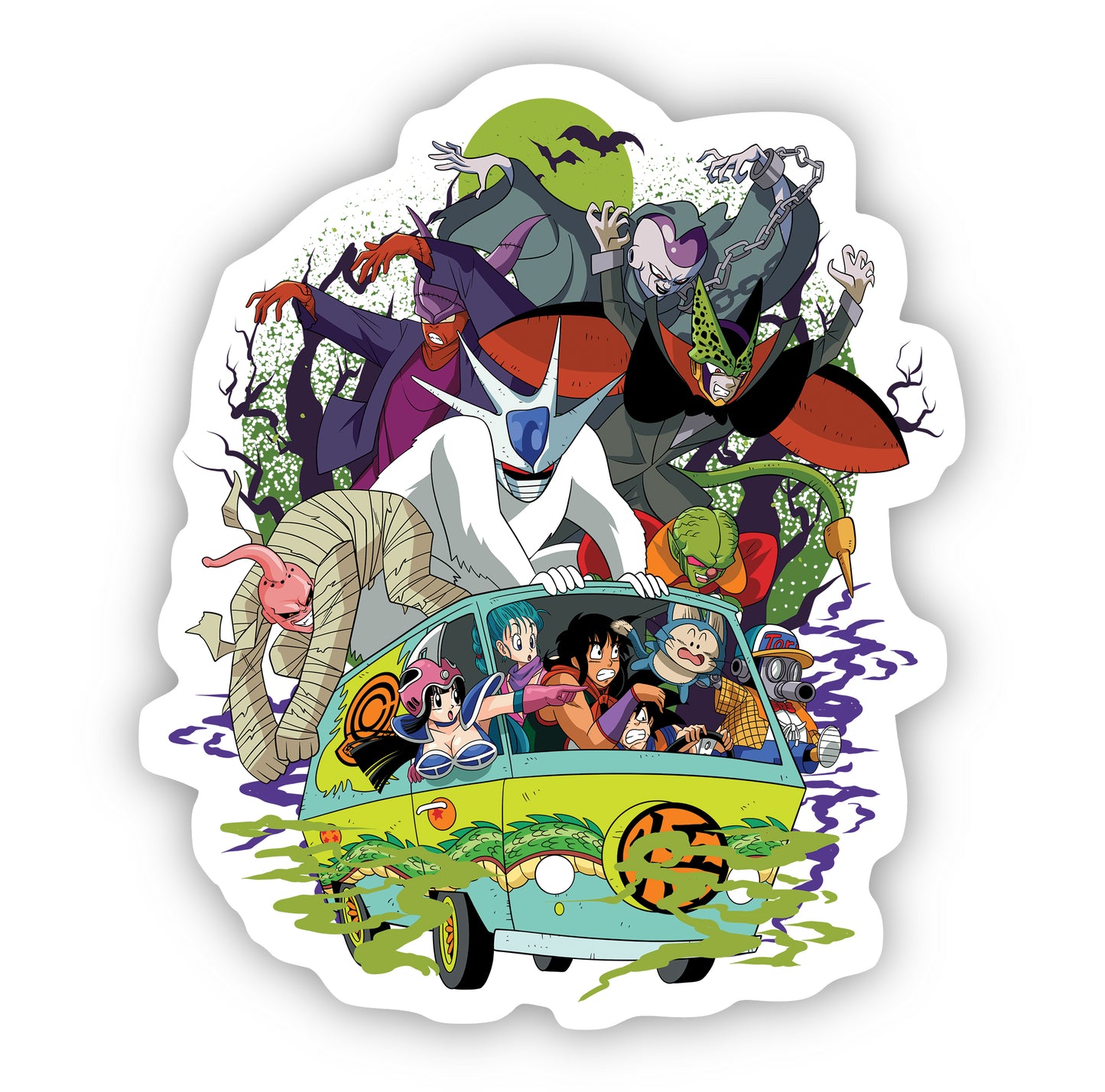 Dragonball “Mystery Machine” Sticker