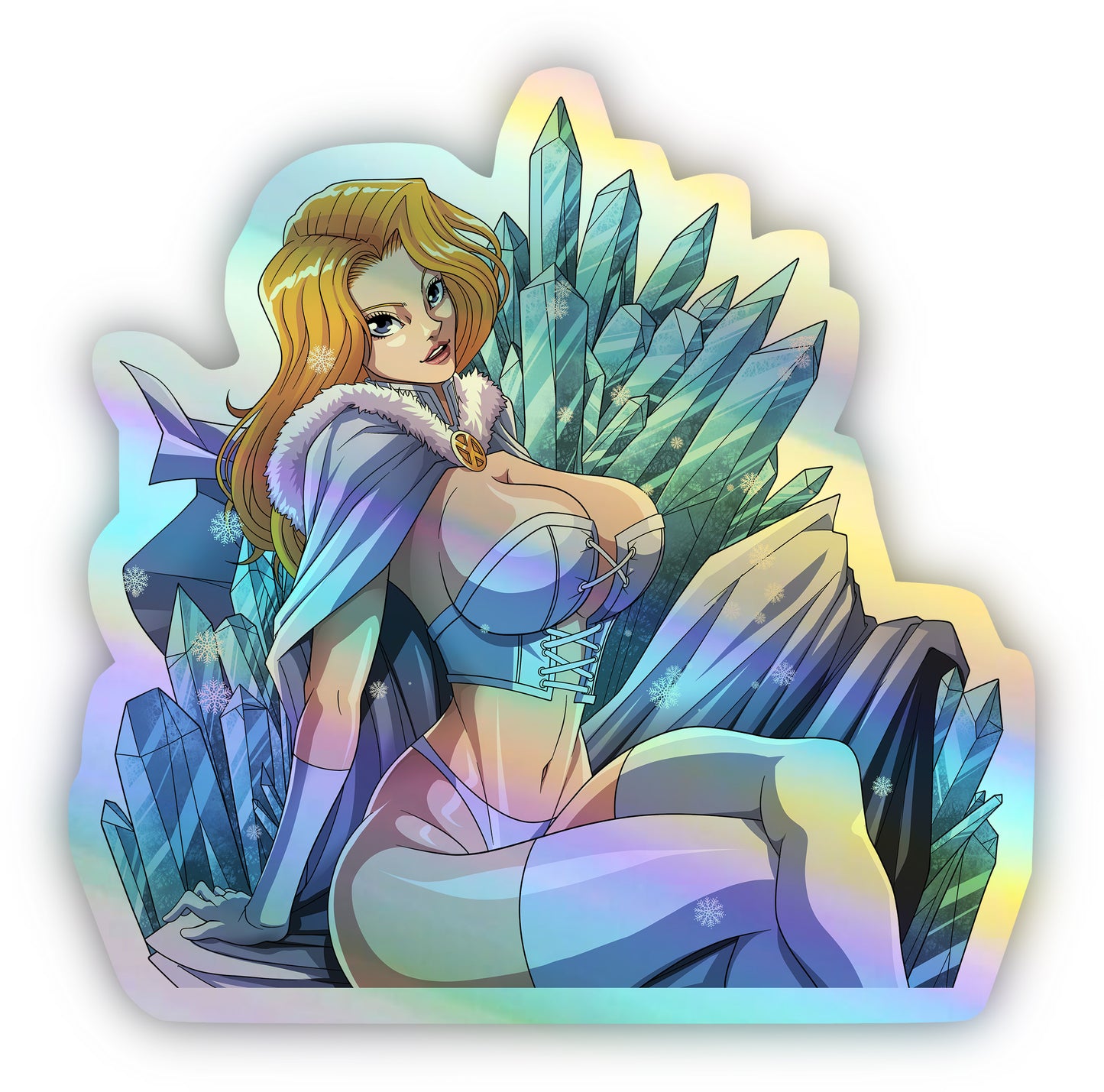 Emma Frost Holographic Sticker