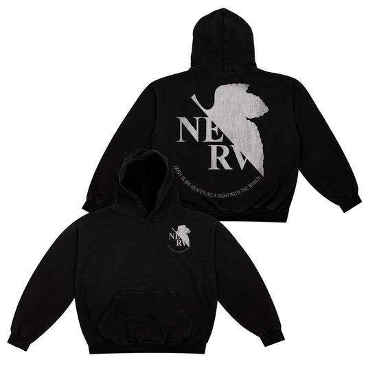 Neon Genesis Evangelion: NERV logo F & B print - Hoodie