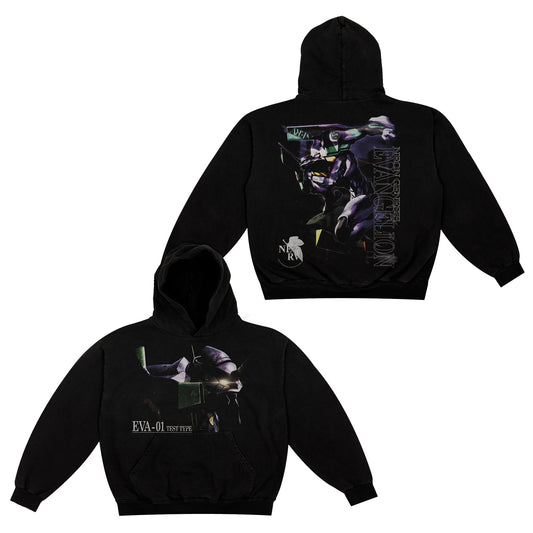 Neon Genesis Evangelion: Eva-01 Test Type F & B print - Hoodie