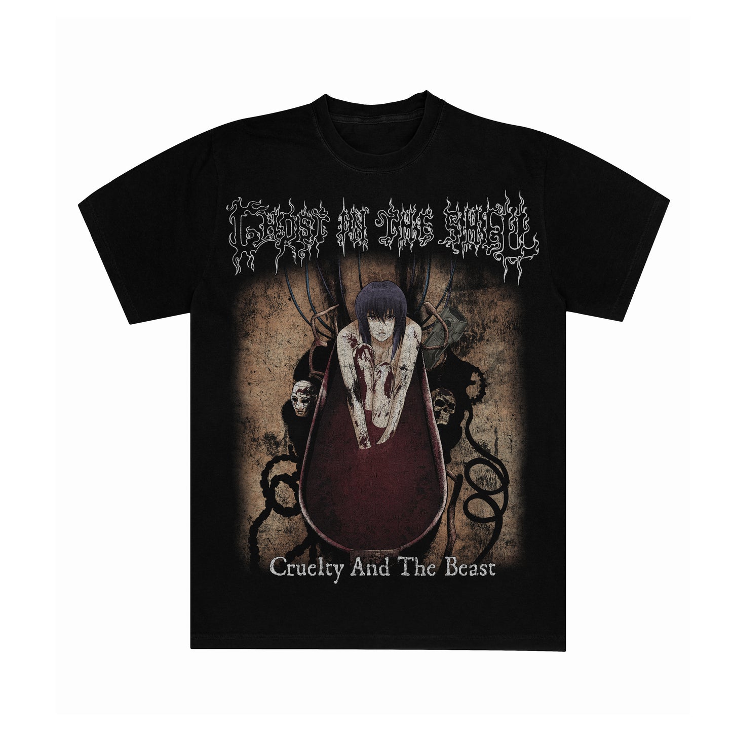 Ghost in the Shell x Cradle of Filth "Cruelty and the Beast" - Tee