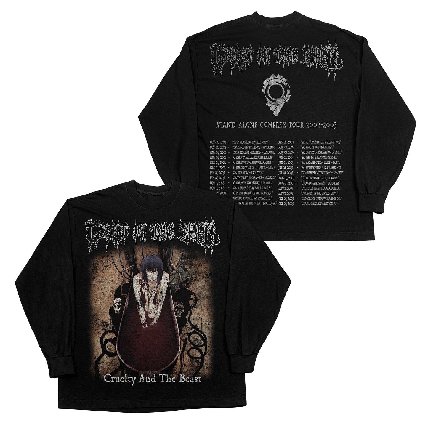 Ghost in the Shell x Cradle of Filth "Cruelty and the Beast" - CC 6014