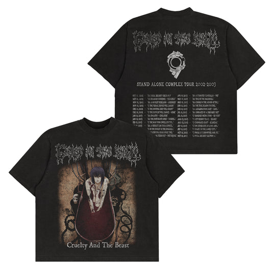 Ghost in the Shell x Cradle of Filth "Cruelty and the Beast" - Tee