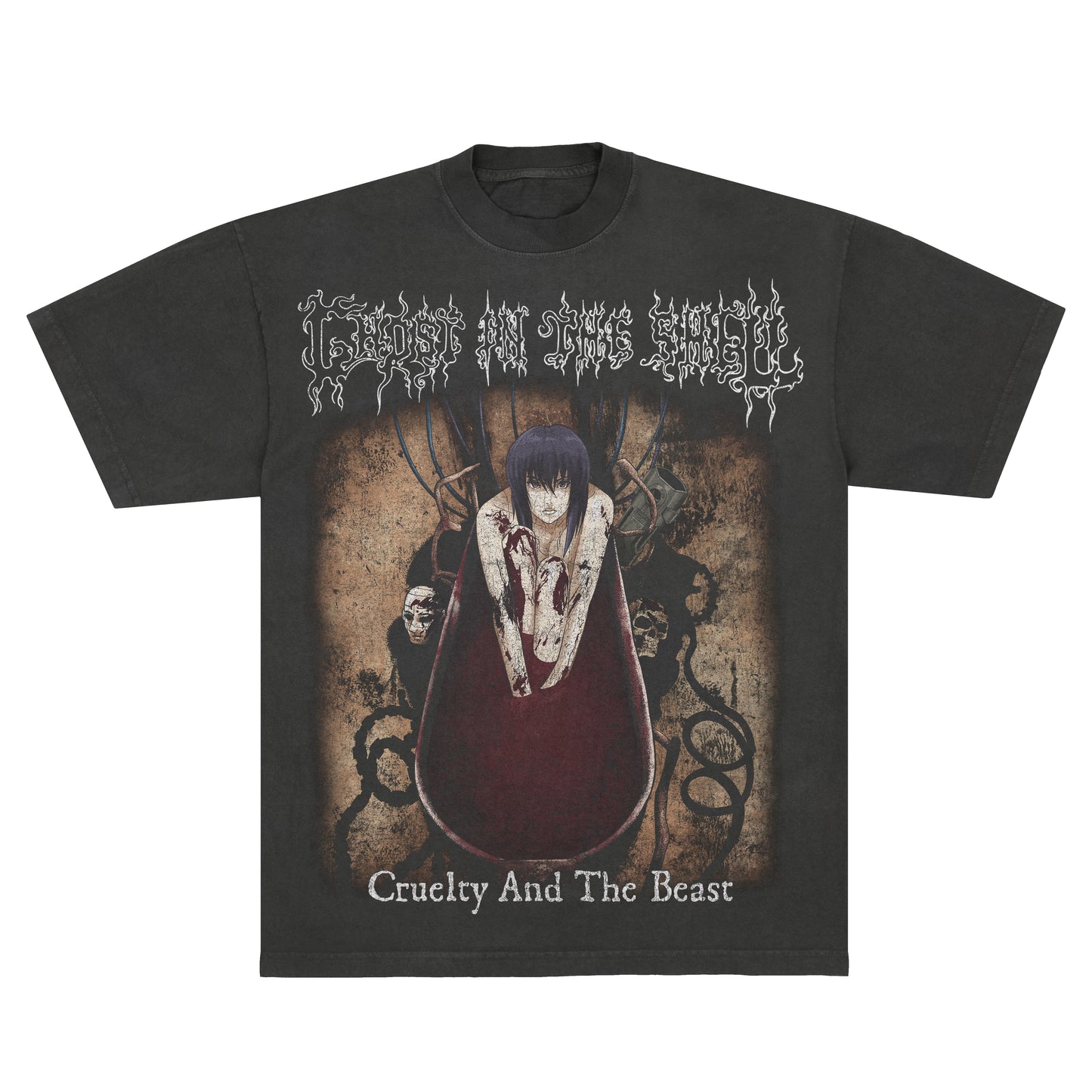 Ghost in the Shell x Cradle of Filth "Cruelty and the Beast" - Tee