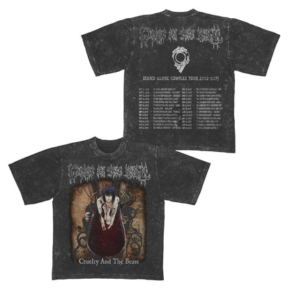 Ghost in the Shell x Cradle of Filth "Cruelty and the Beast" - Mineral Wash *limited*