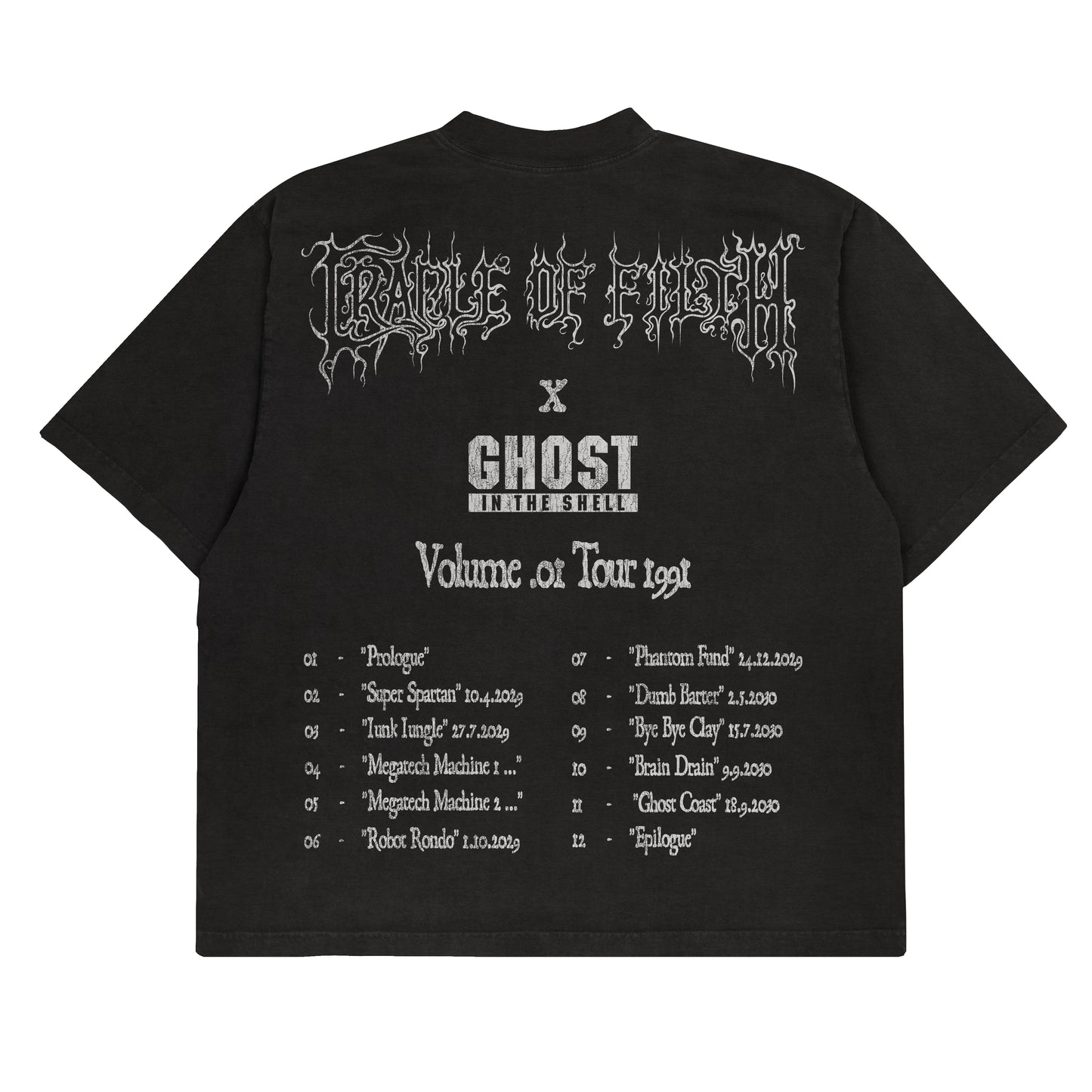 Ghost in the Shell x Cradle of Filth "Dusk And Her Embrace" - Tee