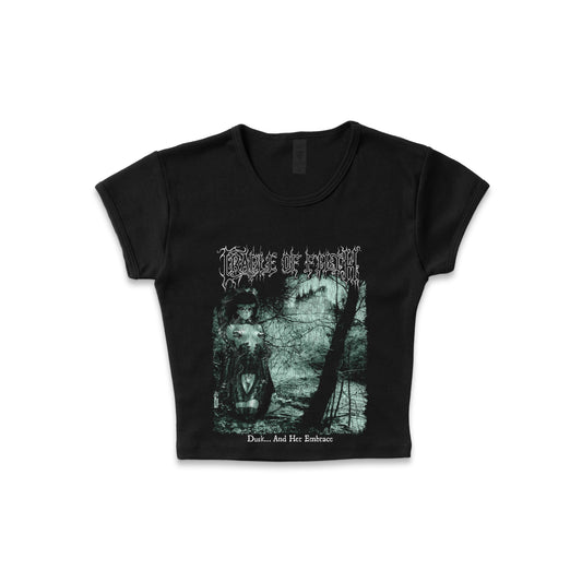 Ghost in the Shell x Cradle of Filth "Dusk And Her Embrace" - LAA Baby Rib Crop Top