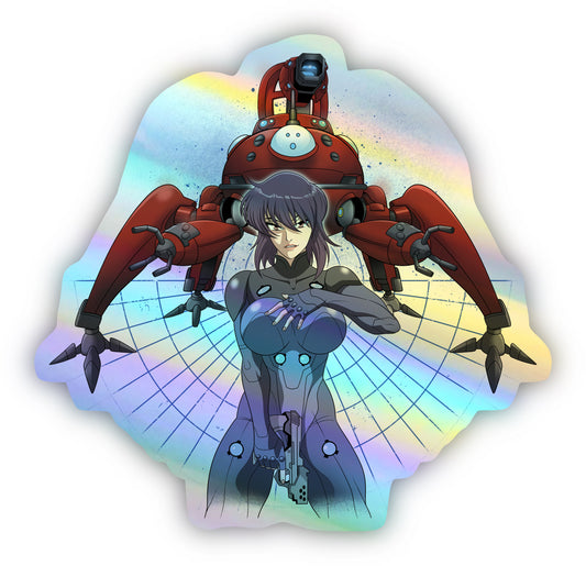 Ghost in the Shell Motoko's Web Holographic Sticker