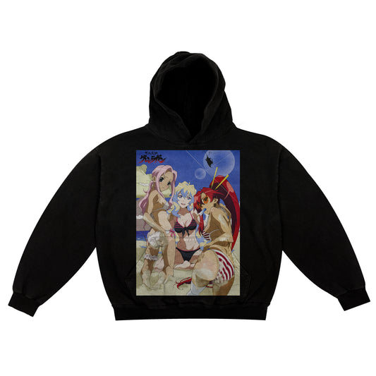 Gurren Lagann "Beach Day" - Hoodie