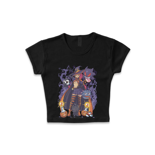 Pokémon Jessie "Spooky Season" - LAA Baby Rib Crop Top