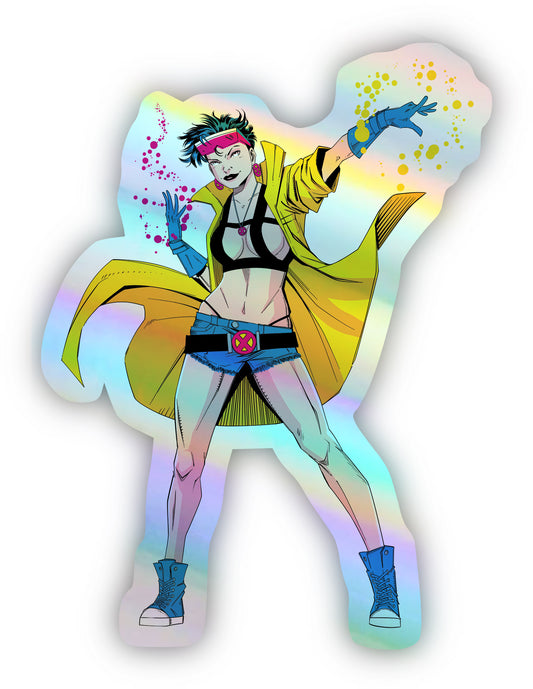 X-Men Jubilee Holographic Sticker