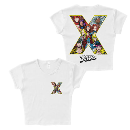 Ladies of X-Men - LAA Crop Top White *limited*