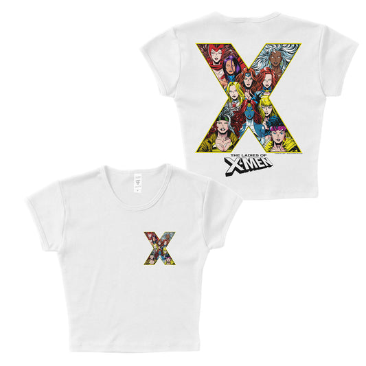Ladies of X-Men - LAA Crop Top White *limited*