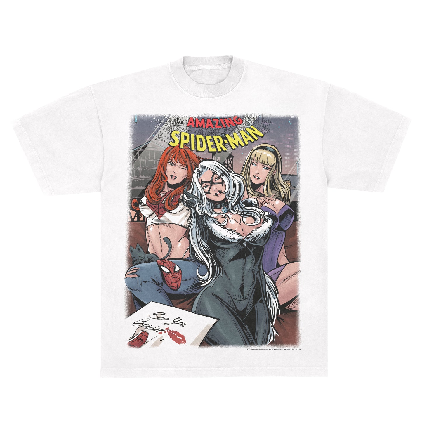 Ladies of Spider-Man - LAA 1801 White *Limited*