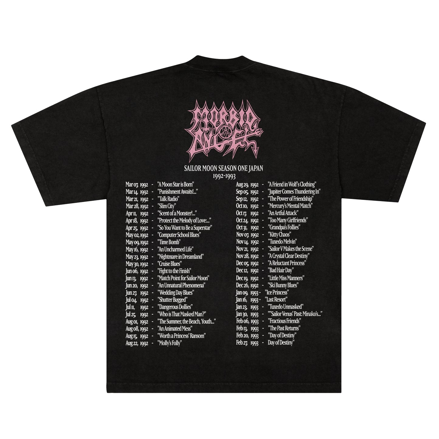 Morbid Angel x Sailor Moon F&B print - Tee