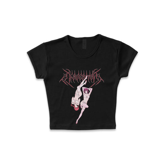 Chainsaw Man Makima & Reze - LAA Baby Rib Crop Top