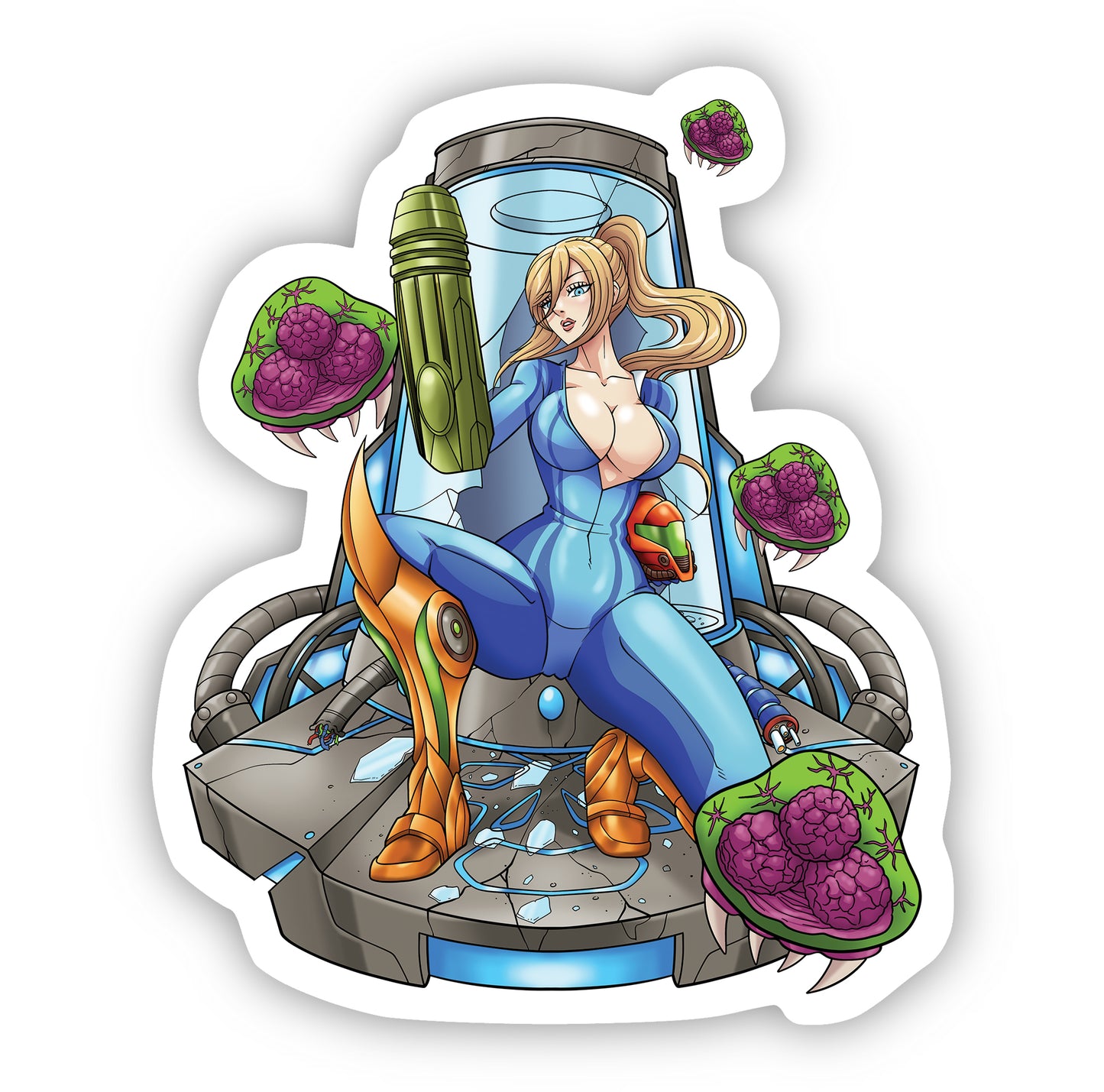 Metroid Zero Mission Sticker