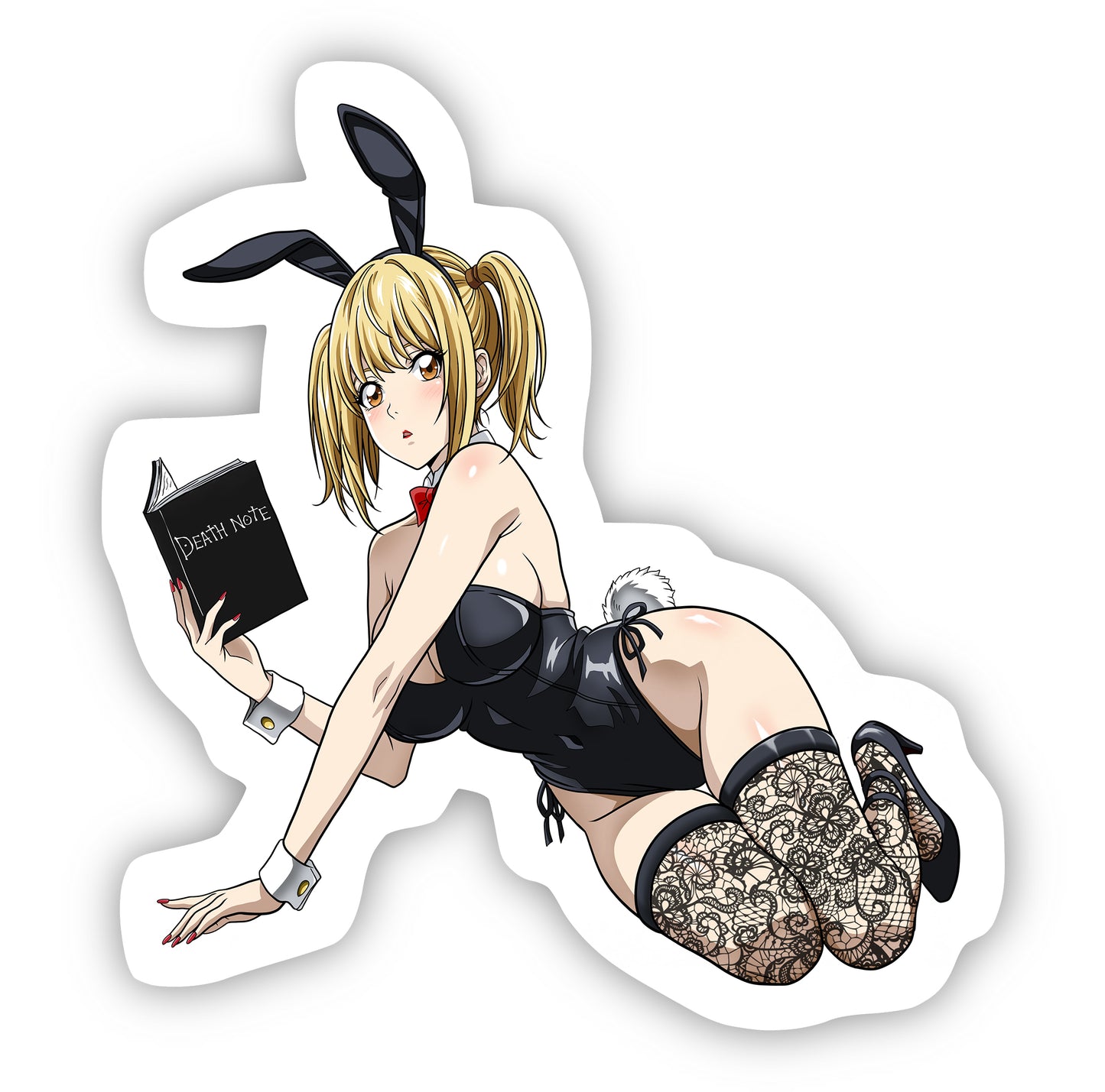 Death Note Bunny Misa Amane Thigh Stockings Sticker
