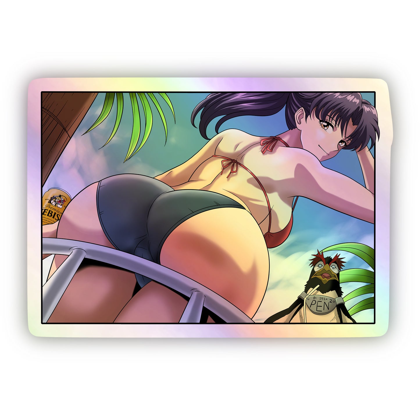 Misato Katsuragi Holographic Sticker
