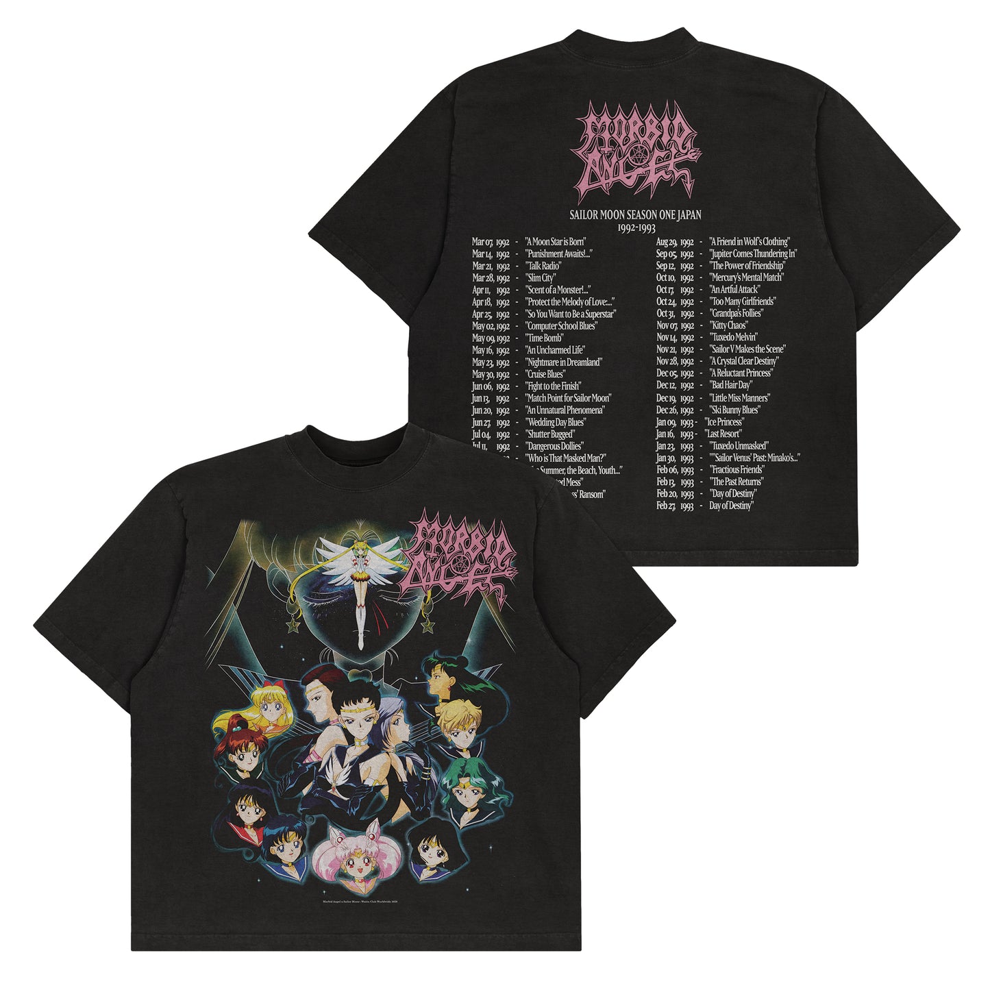 Morbid Angel x Sailor Moon F&B print - Tee