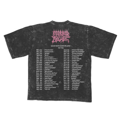 Morbid Angel x Sailor Moon F&B print - Mineral Wash *limited*