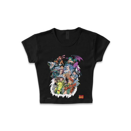 Marvel vs. Capcom Ladies - LAA Baby Rib Crop Top
