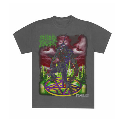 Morbid Angel x Evangelion "Domination" F&B print - Tee